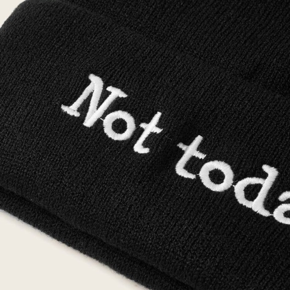 ⚫️⚫️ NOT TODAY BEANIE⚫️⚫️ - Picture 2 of 3